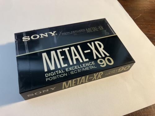 4x muziekcassettes gesealed Sony Metal-XR90 That's MG-X90 e.a.