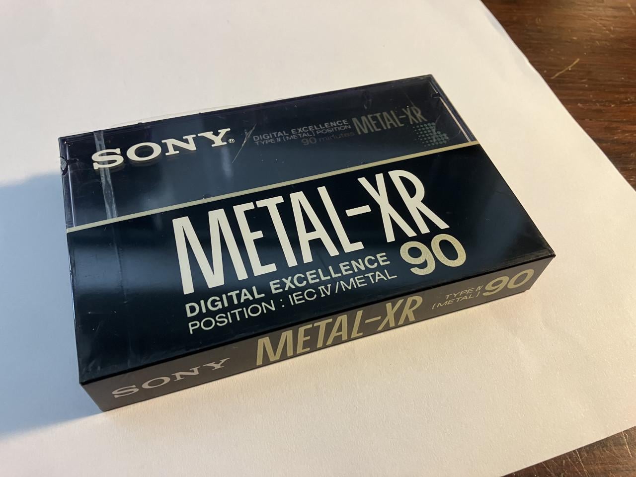 4x muziekcassettes gesealed Sony Metal-XR90 That's MG-X90 e.a.