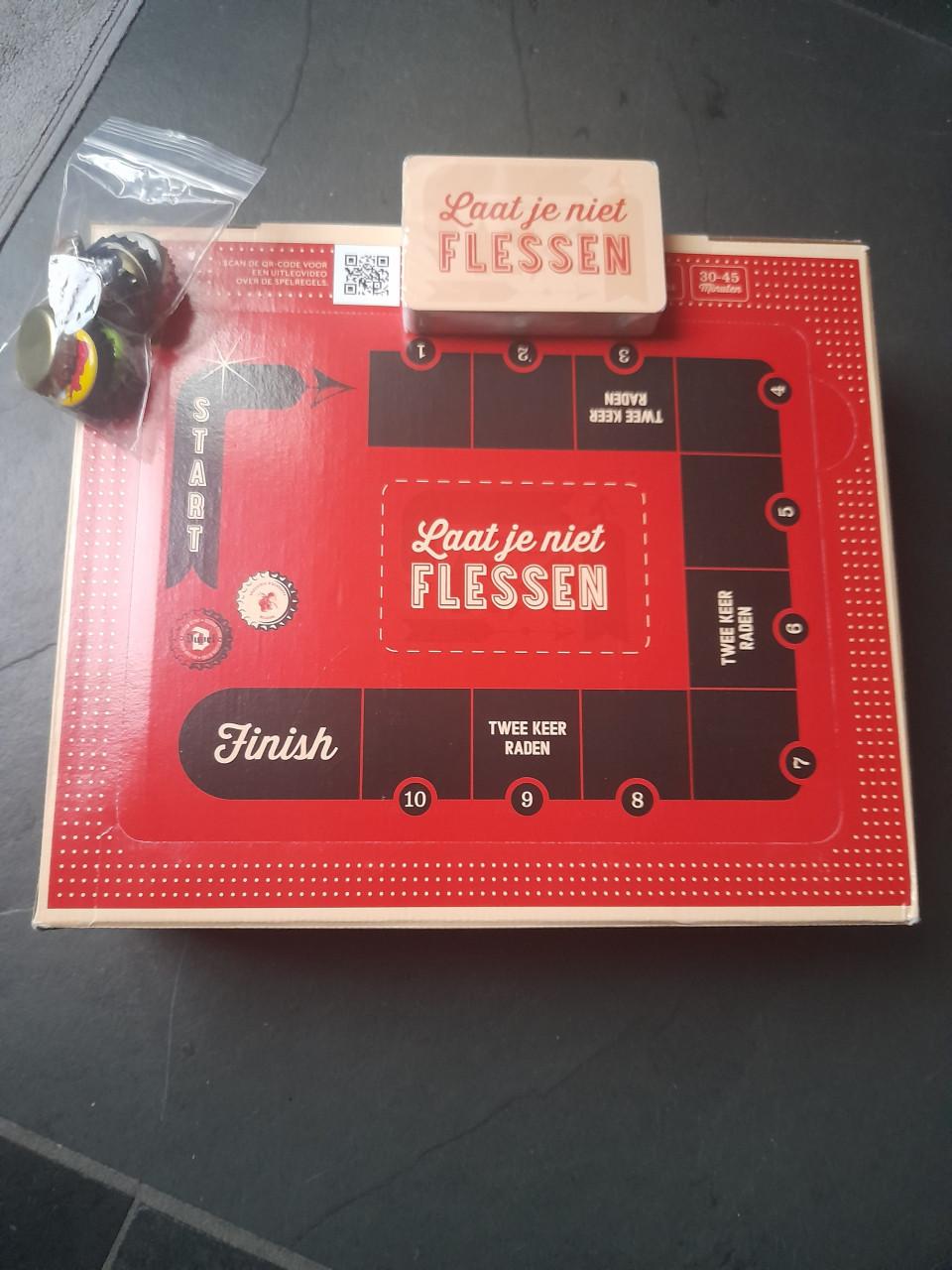 Bordspel laat je niet flessen. gratis af te halen