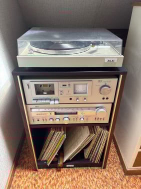 Radio cassette platenspeler