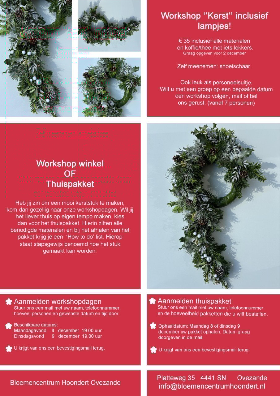 Workshop kerst
