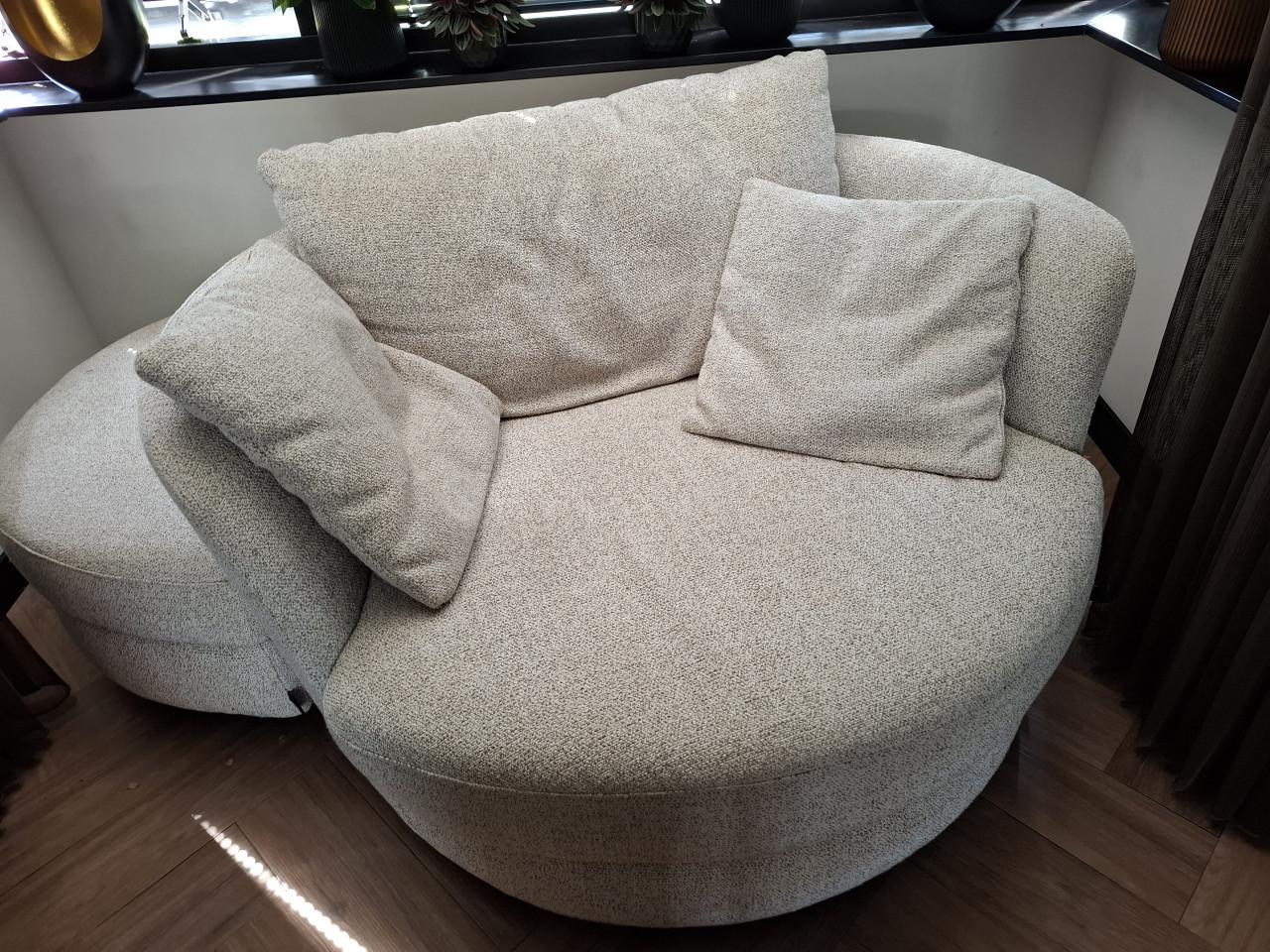 Ronde draai stoel