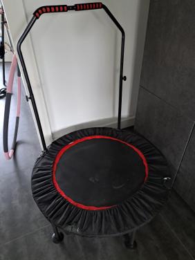 Fitness trampoline en fitness Hoepel