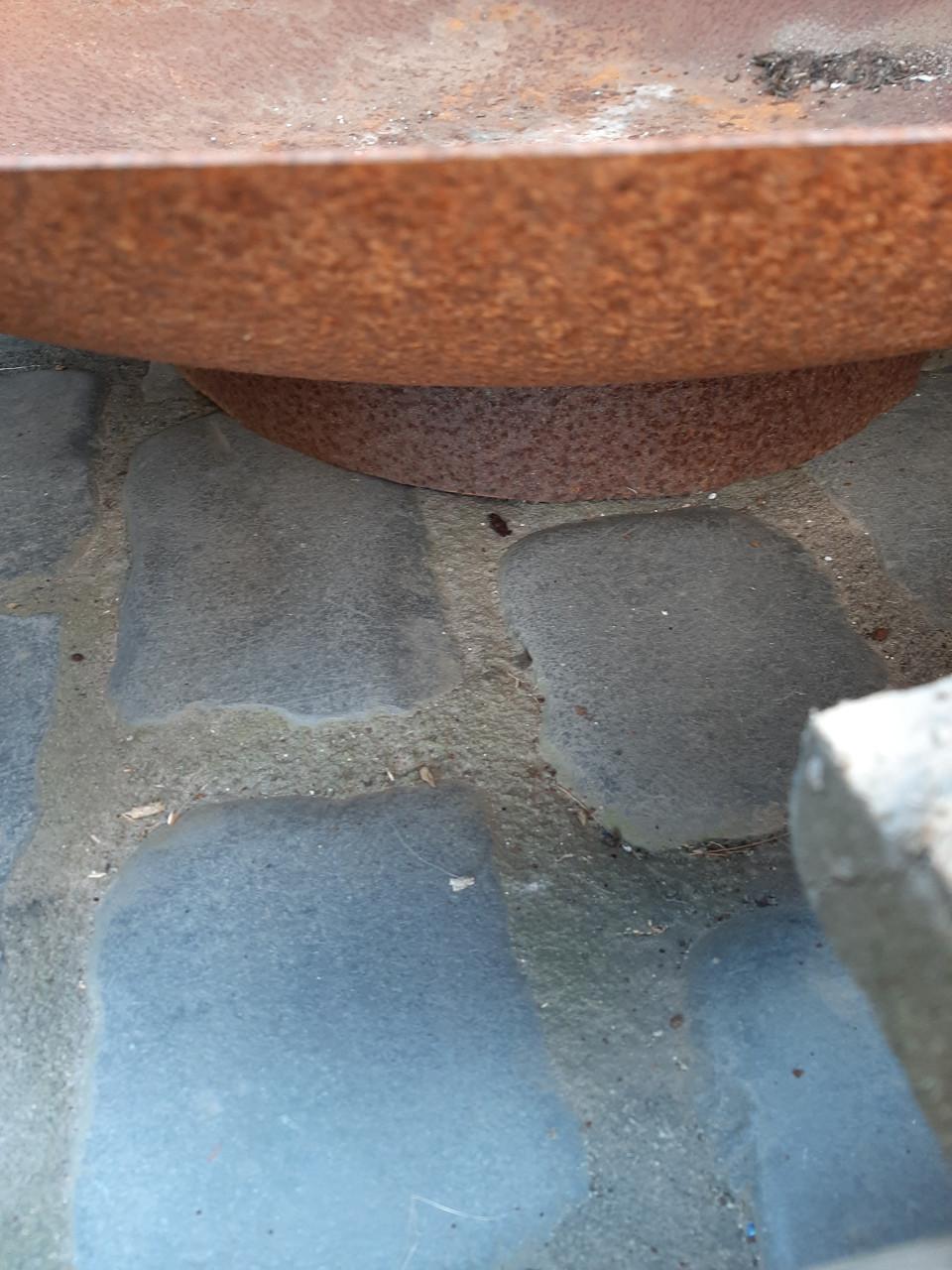 Te koop vuurschaal diameter 80cm roest