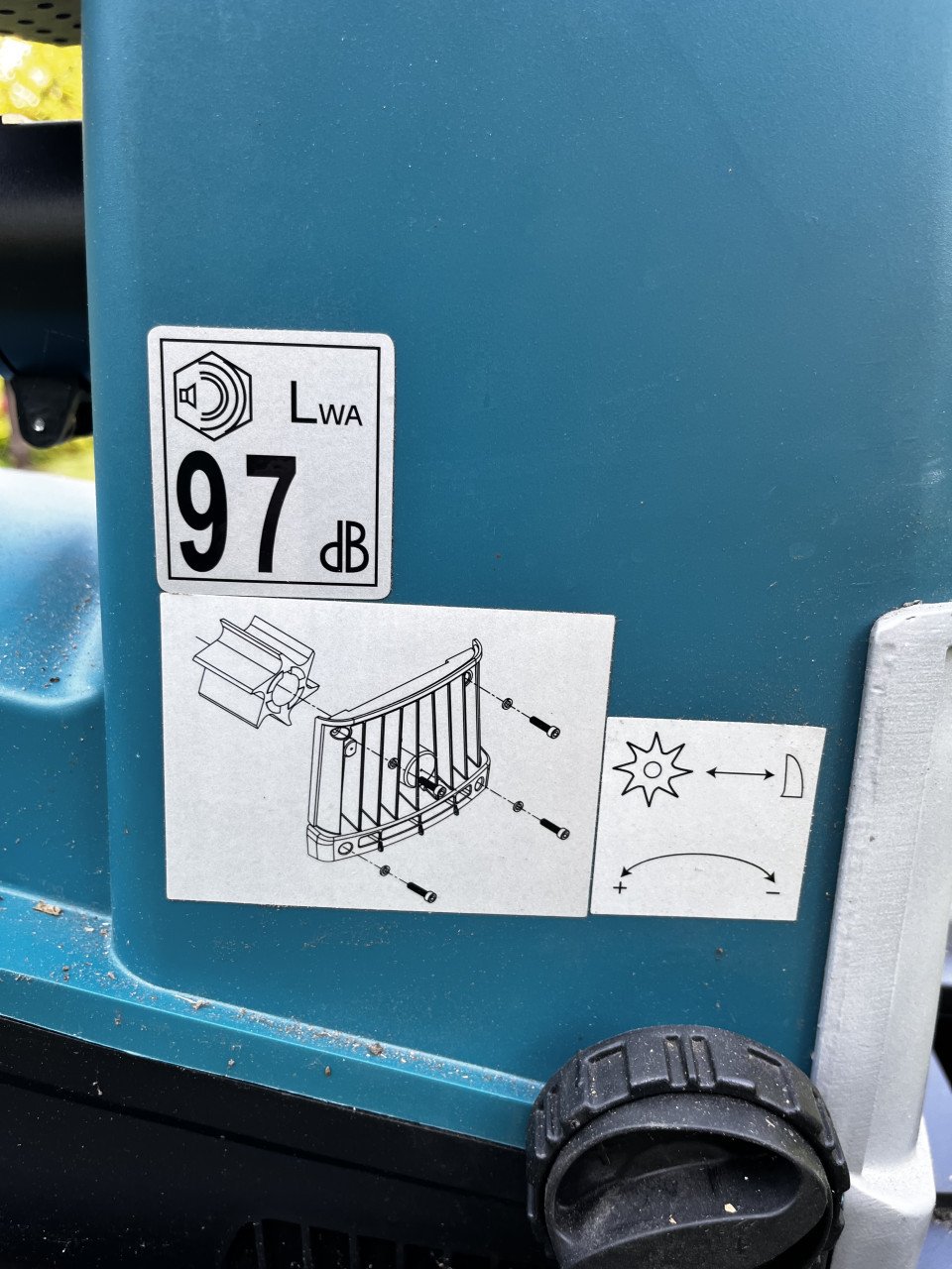 Makita Hakselaar. Mooi en goed. UD2500