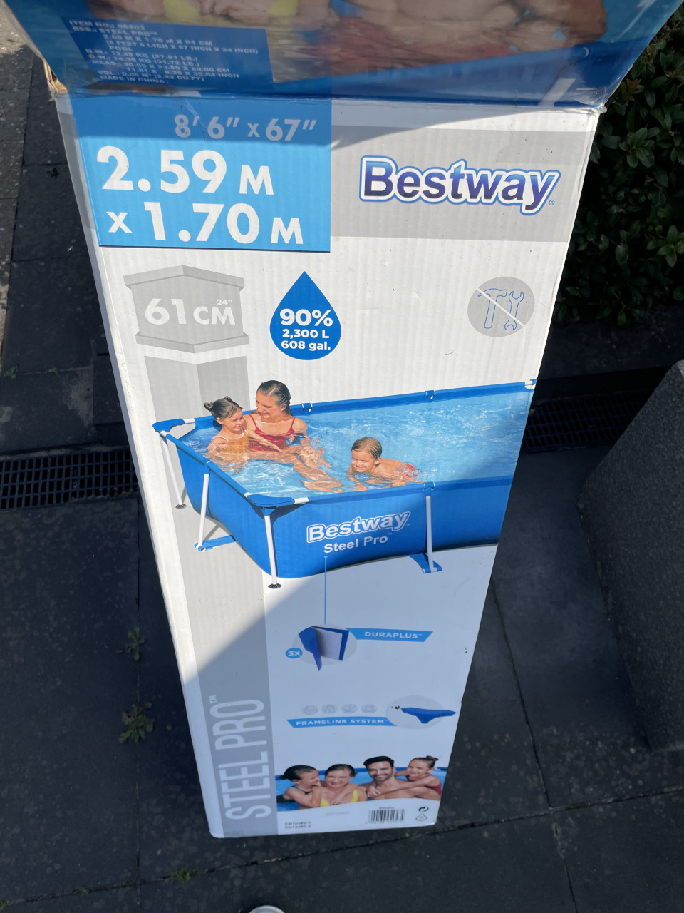 Zwembad bestway steel pro
