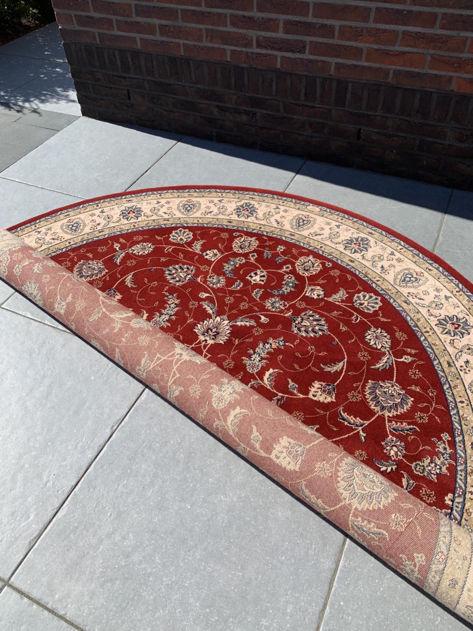 ❣️Schitterend Sfeervol Rond Vintage Vloerkleed in Nieuwstaat❣️