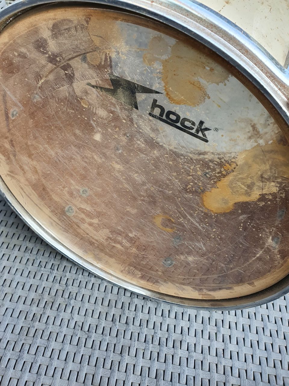 Leuke antieke jaren 60/70 drum van het merk hock/shock laser series...