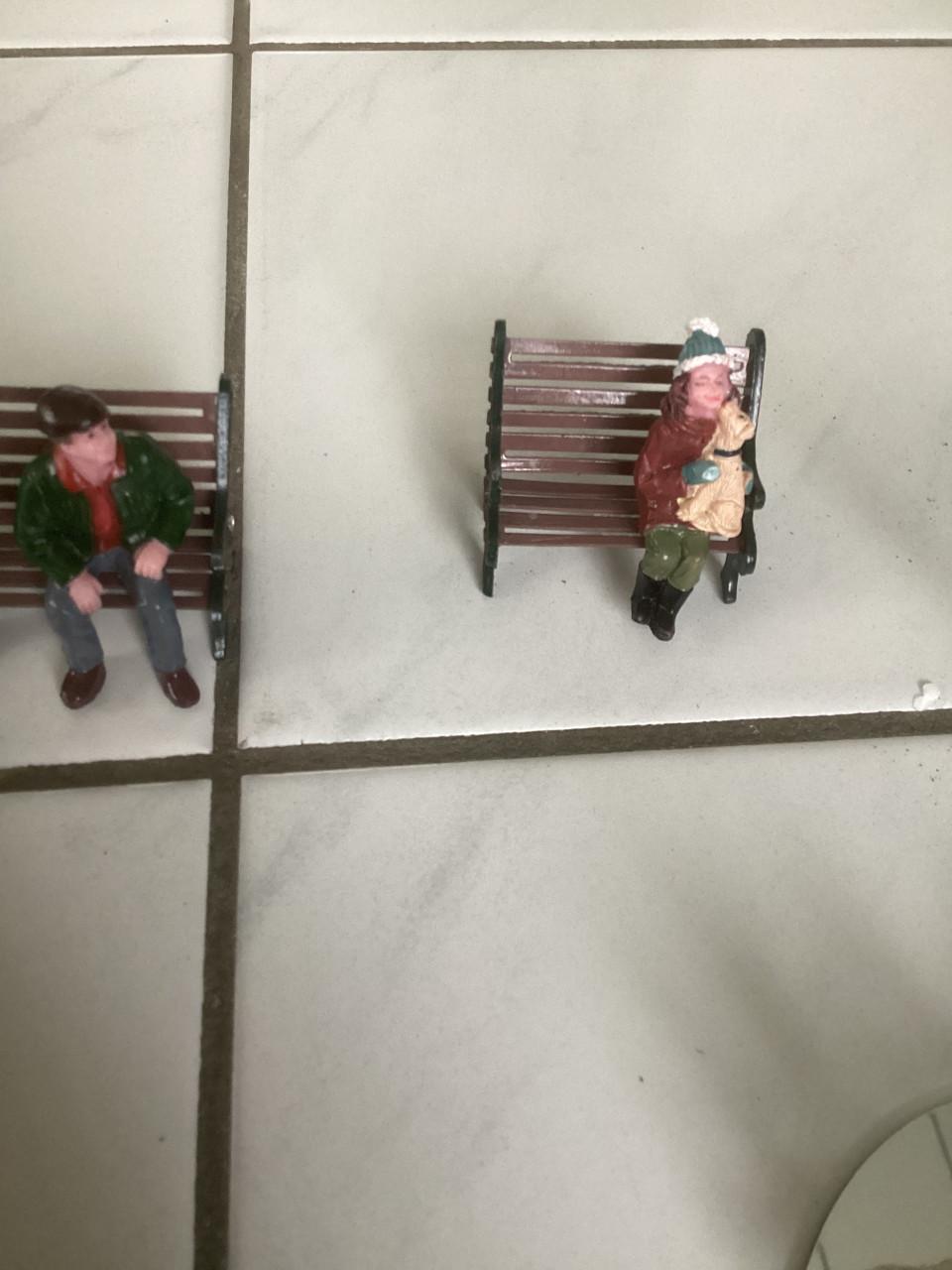 Meerdere Assecoires voor aankleding kerstdorp