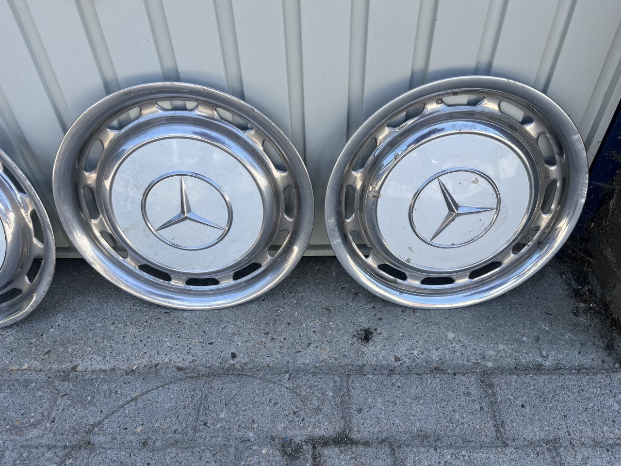 Wieldoppen Mercedes metaal