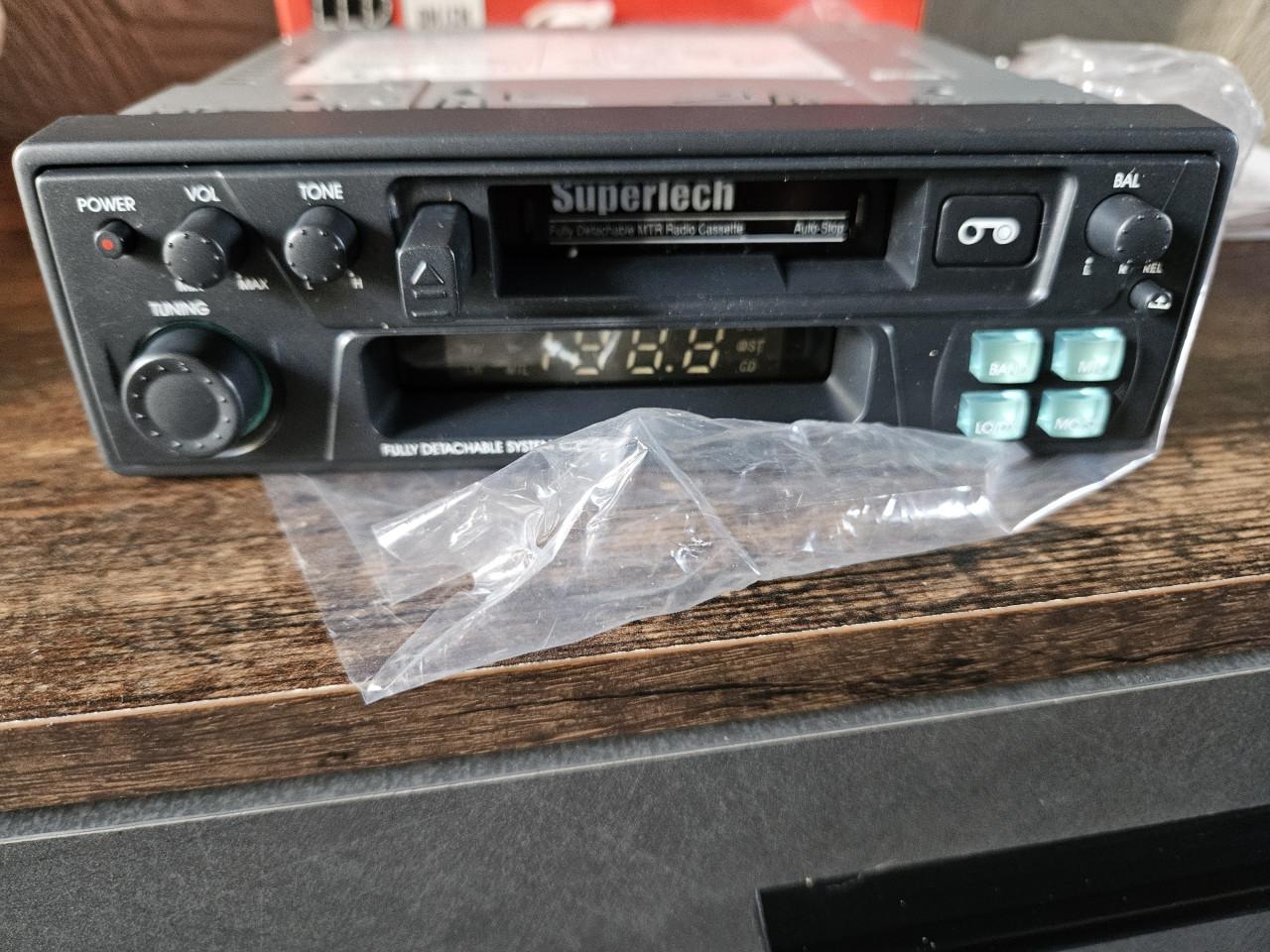 Supertech ARC-753 Autoradio Cassettespeler Nieuw