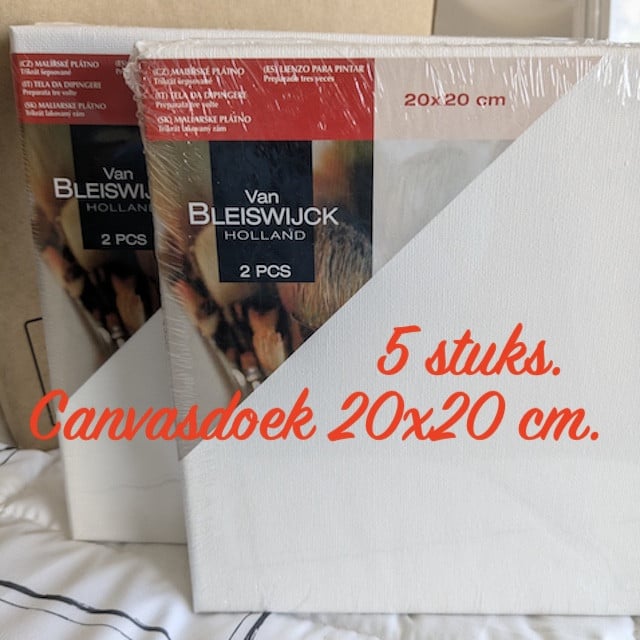 Canvas schilderdoekjes