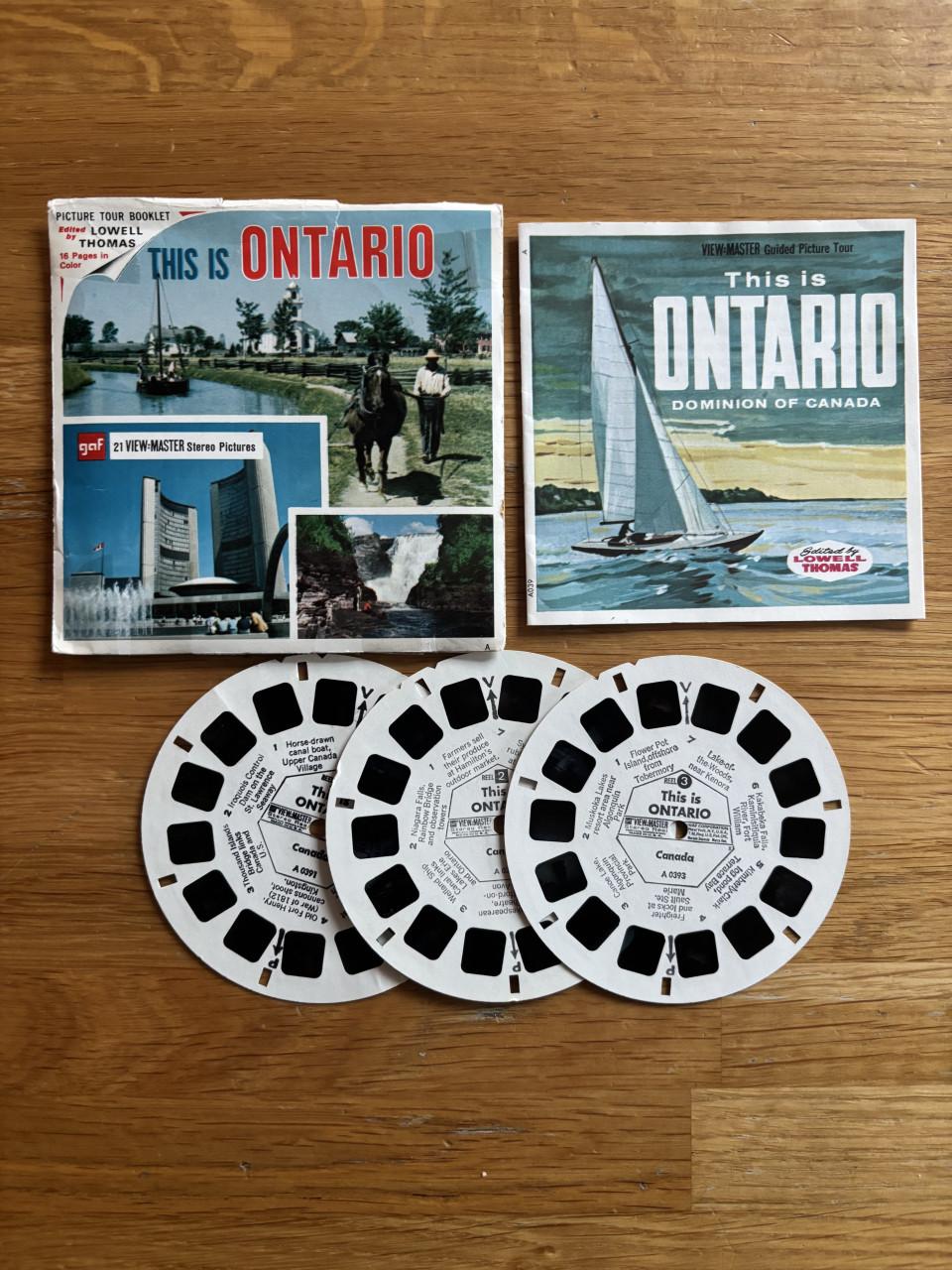 Originele View-Master Sawyers, diverse schijven 1960-1975