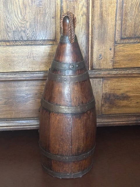 Antieke houten drijver.