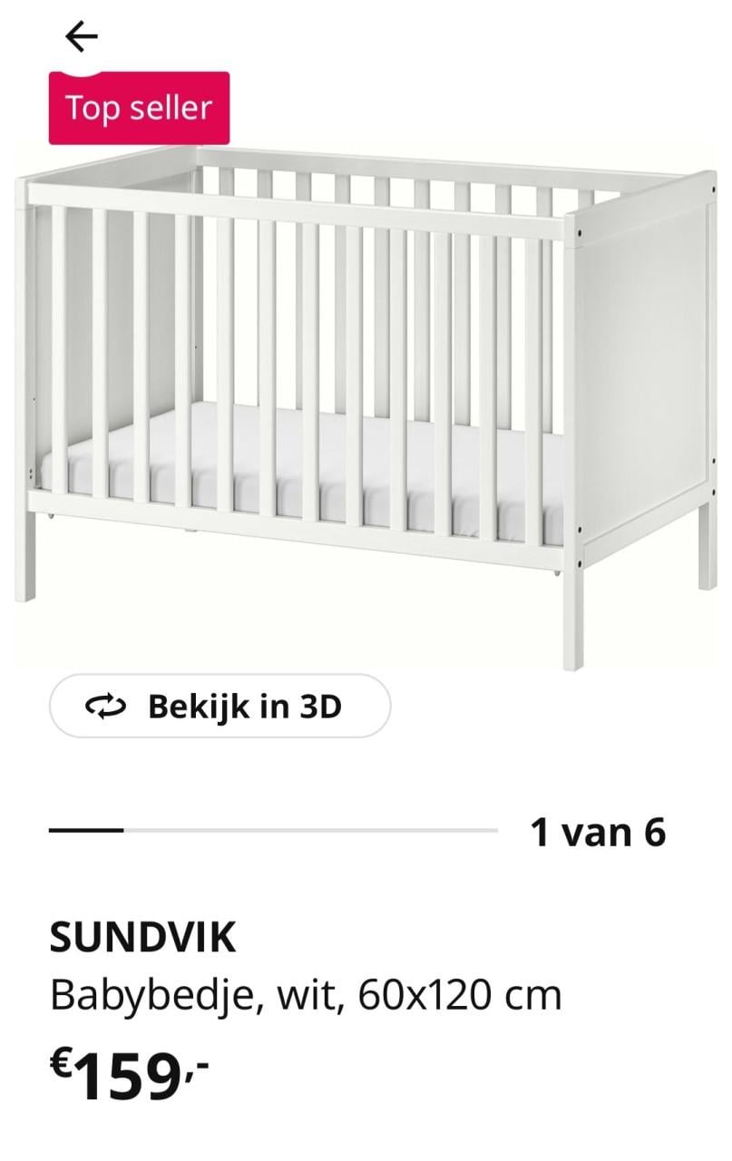 Babybed / babyledikant 60x120