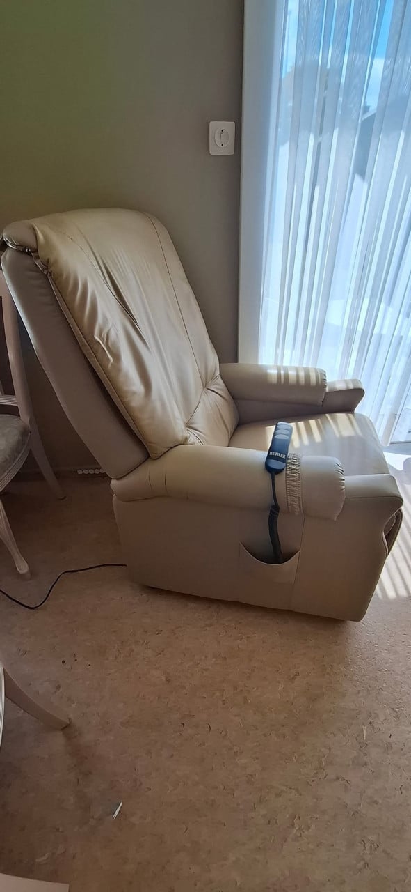 Lederen elektrische relax zetel