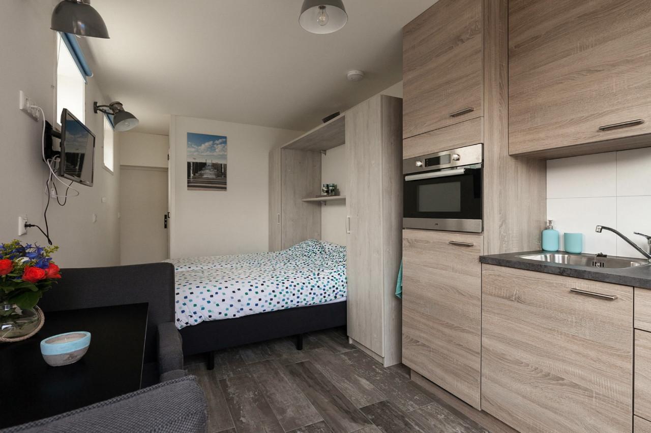 Gemeubileerde studio te Westkapelle voor tijdelijke verhuur
