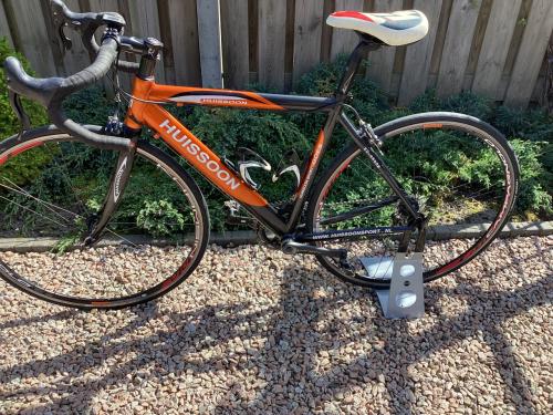 Retro Huissoon racefiets, in zeer goede staat, Columbus Tusk carbon vork