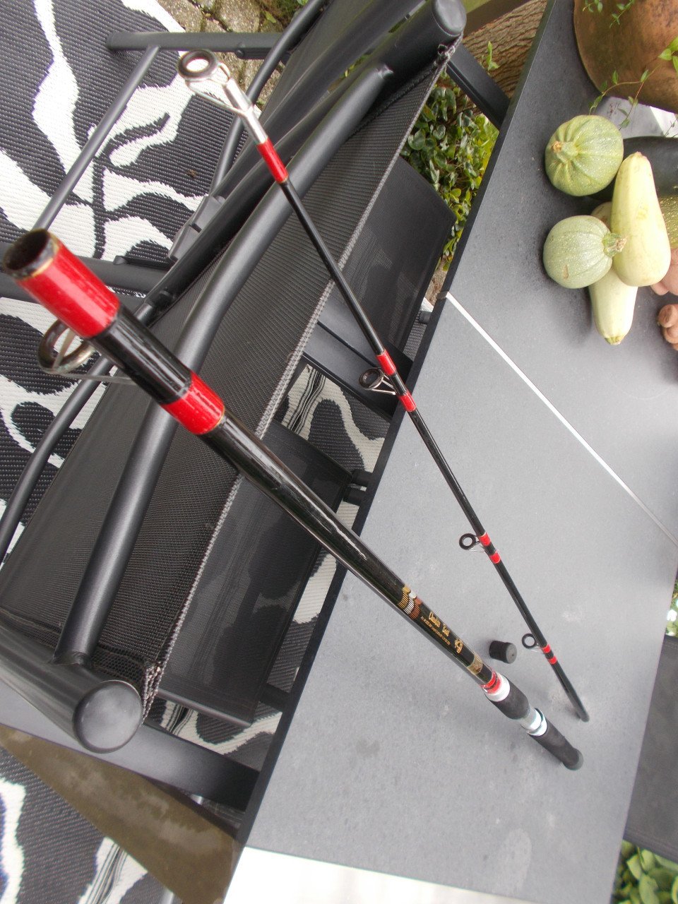 DAM boothengel , lengte 240 cm  w.g. 100 - 250 gram