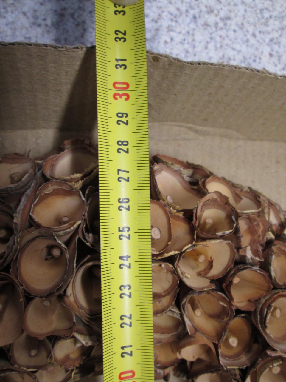 Krans met droogbloemen