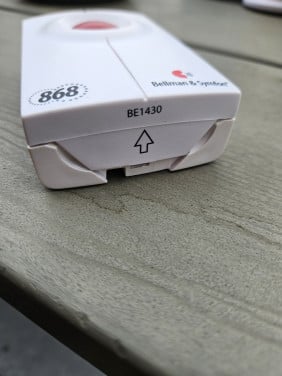 Zgan Bellman & Symfon Visit BE 1430 Telefoon/radio transmitter en Flitser..
