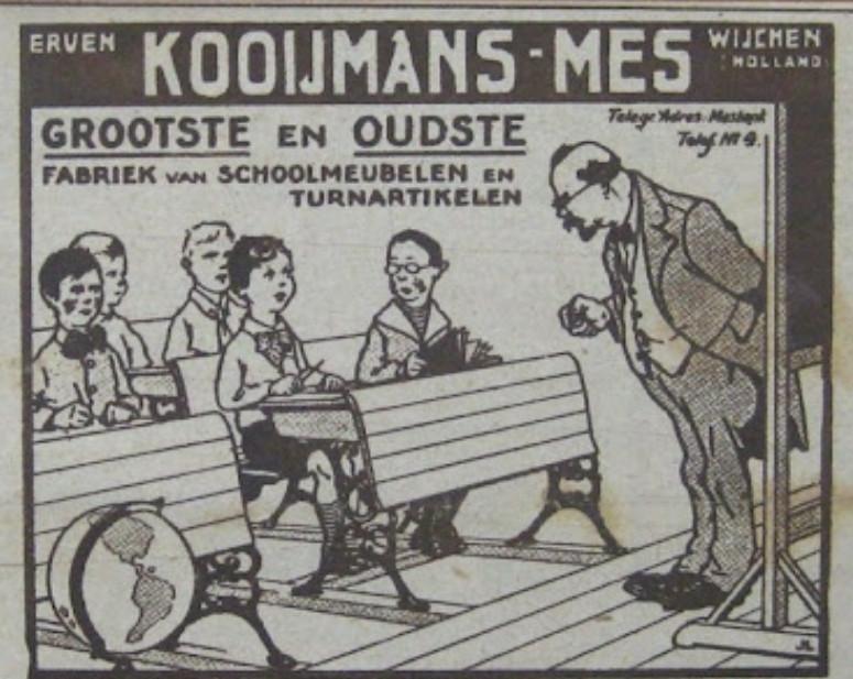School bankje Kooymans