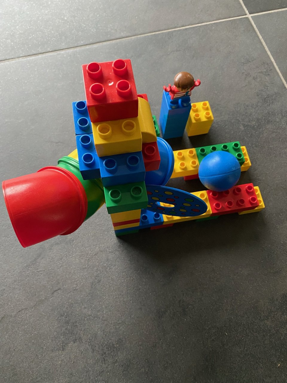 Lego Duplo knikkerbaan (compleet) 4827