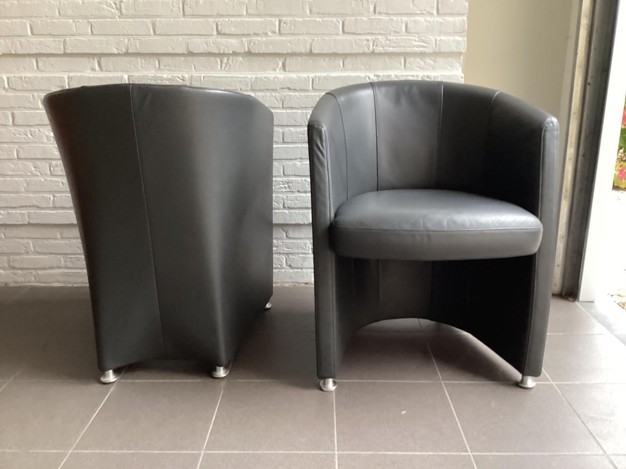 Rolf Benz stoelfauteuils RB7300 set4 stuks of per 2(ZGAN)