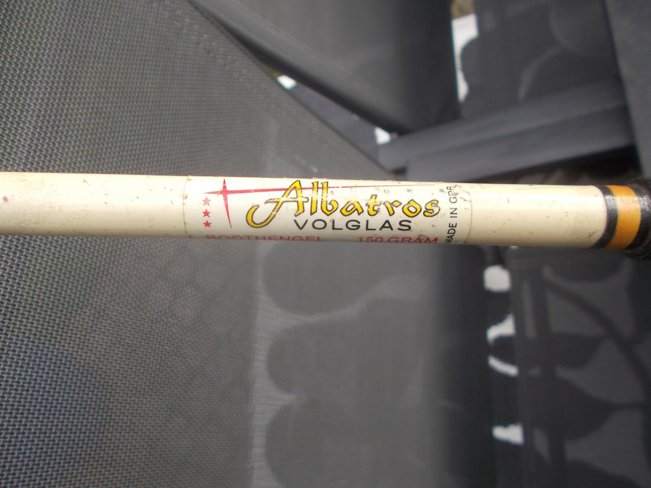 Albatros tweedelige boothengel, lengte 210 cm  w.g. 150 gram