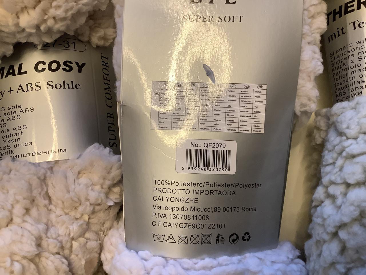 Partij super dikke kinder fluffy huissokken. ( partij 3)