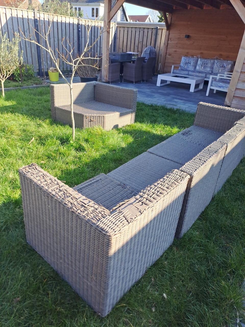 Gratis afhalen modulair lounge set.