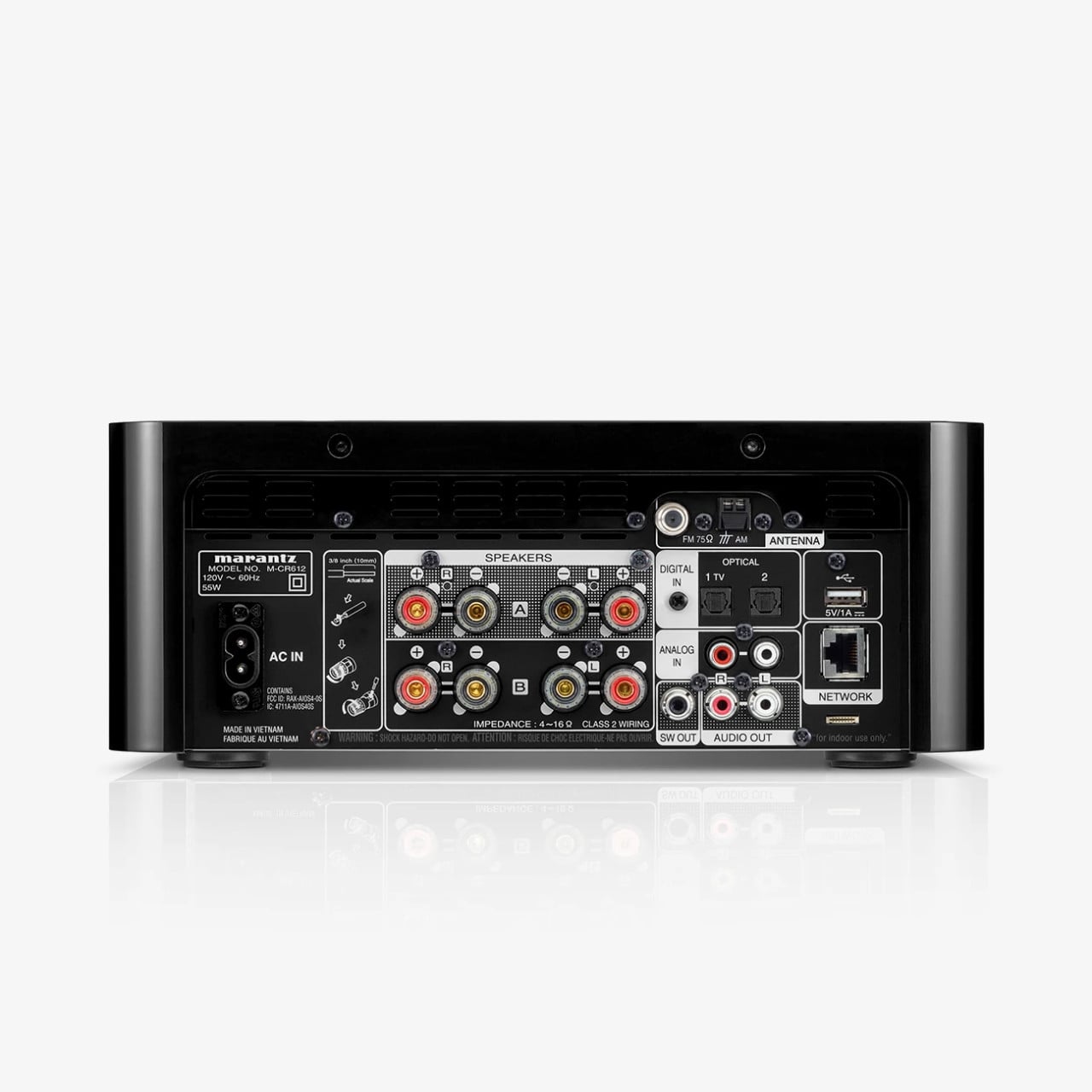 Marantz M-CR612 Receiver (DAB+/FM/InternetRad /Cd Speler/Streamer UPNP/DNLA