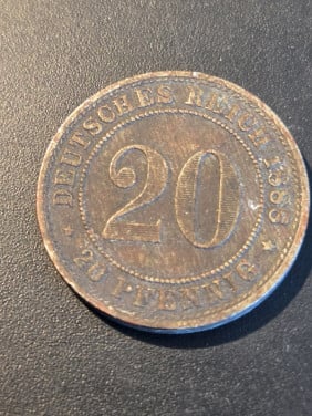 Duitse munten. 1888, 1982,1983,1972, Bieden