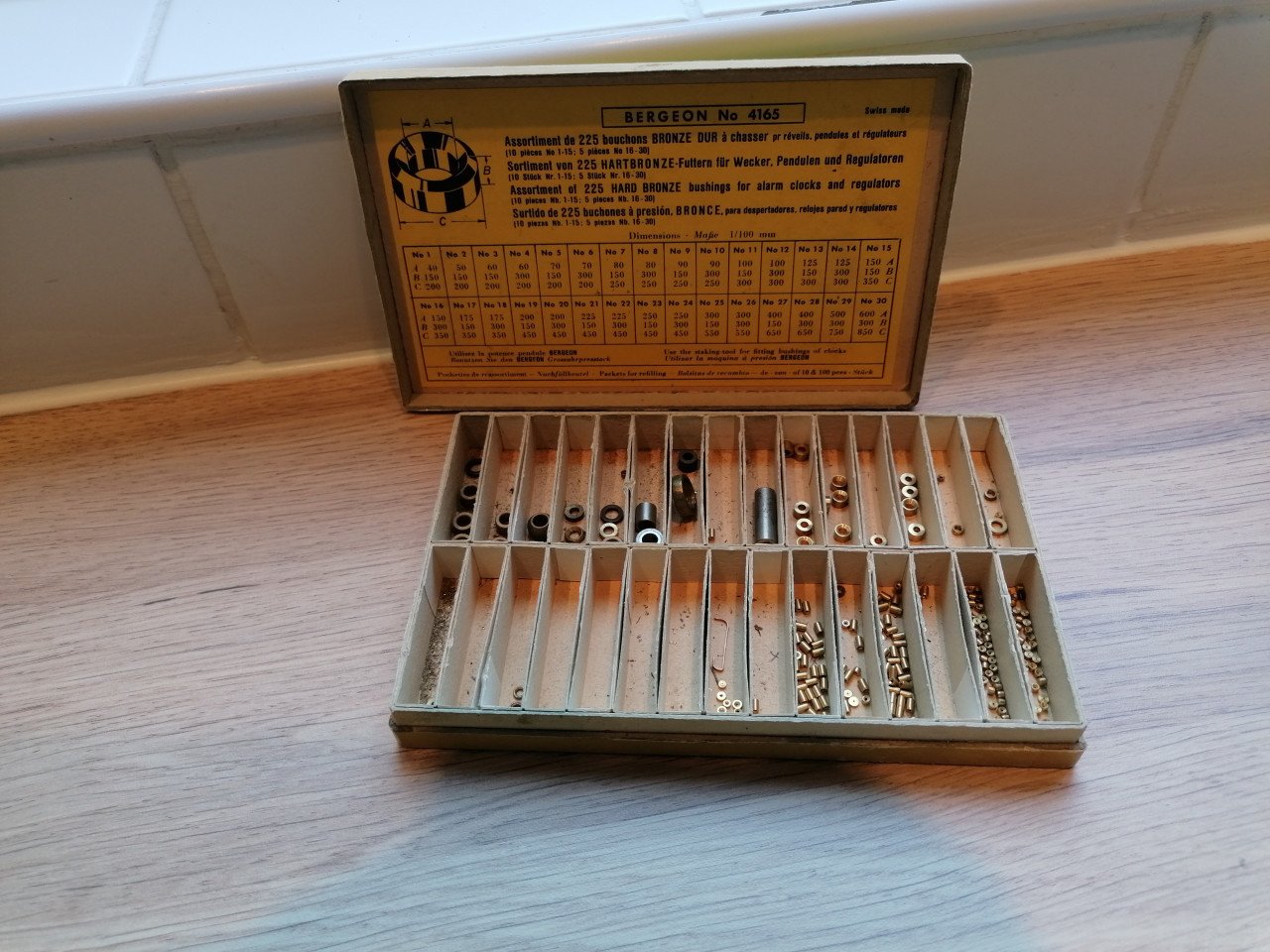 Oude Horlogemakers tools