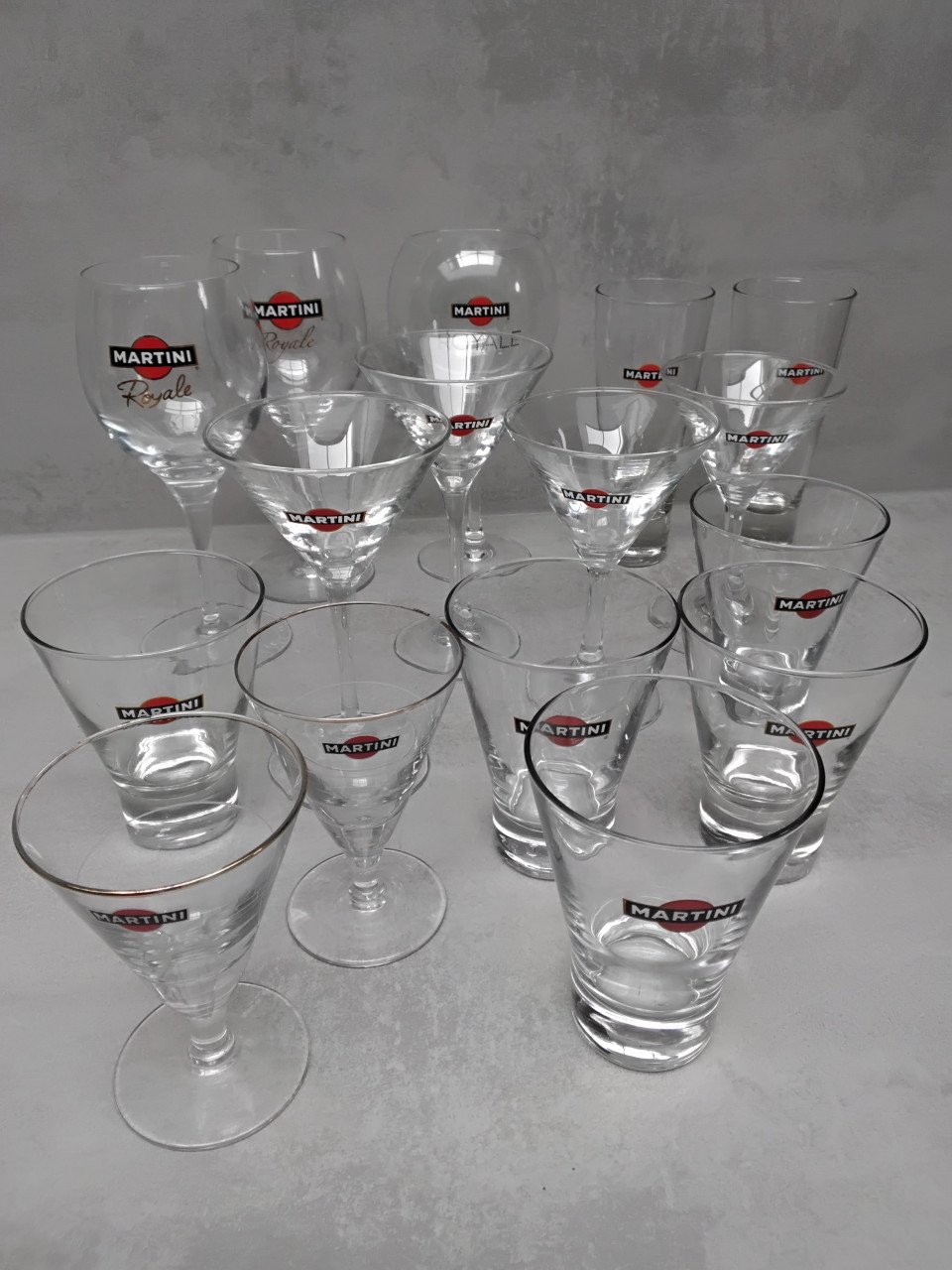 Martini glazen