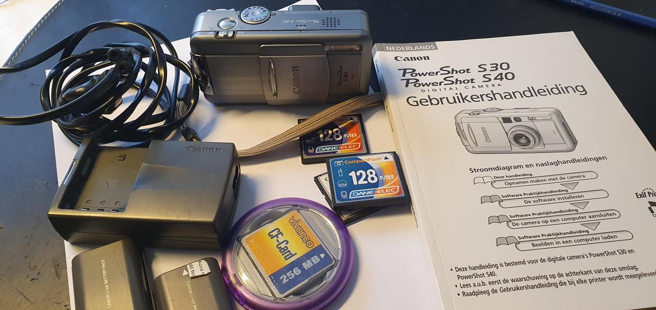 Canon Powershot S40 digitale camera