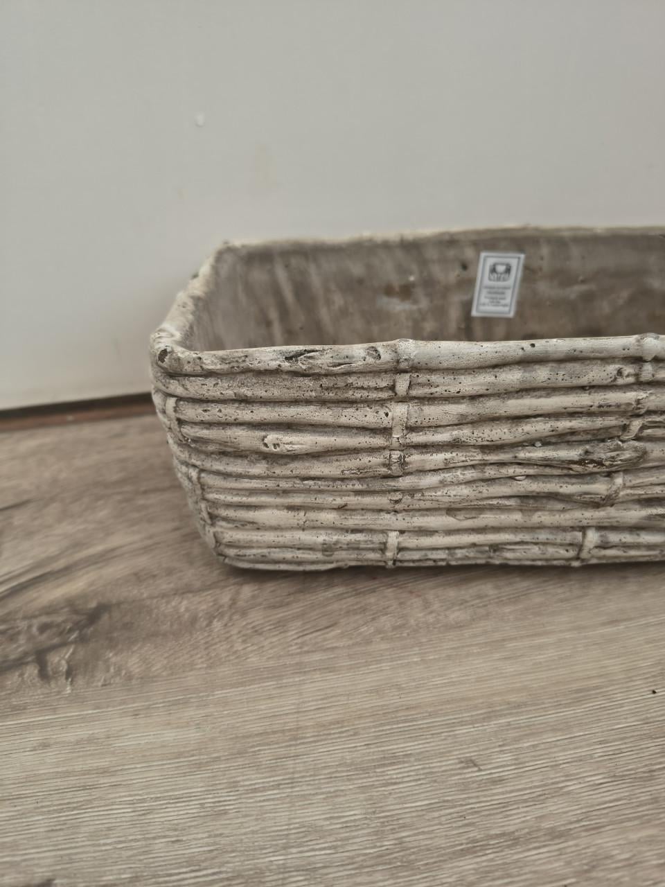 Prachtige TS Collection Plantenbak betonlook takkenstructuur