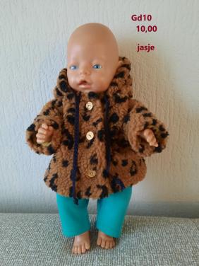 Poppenkleertjes baby born. Jasje. Opbrengst KiKa.