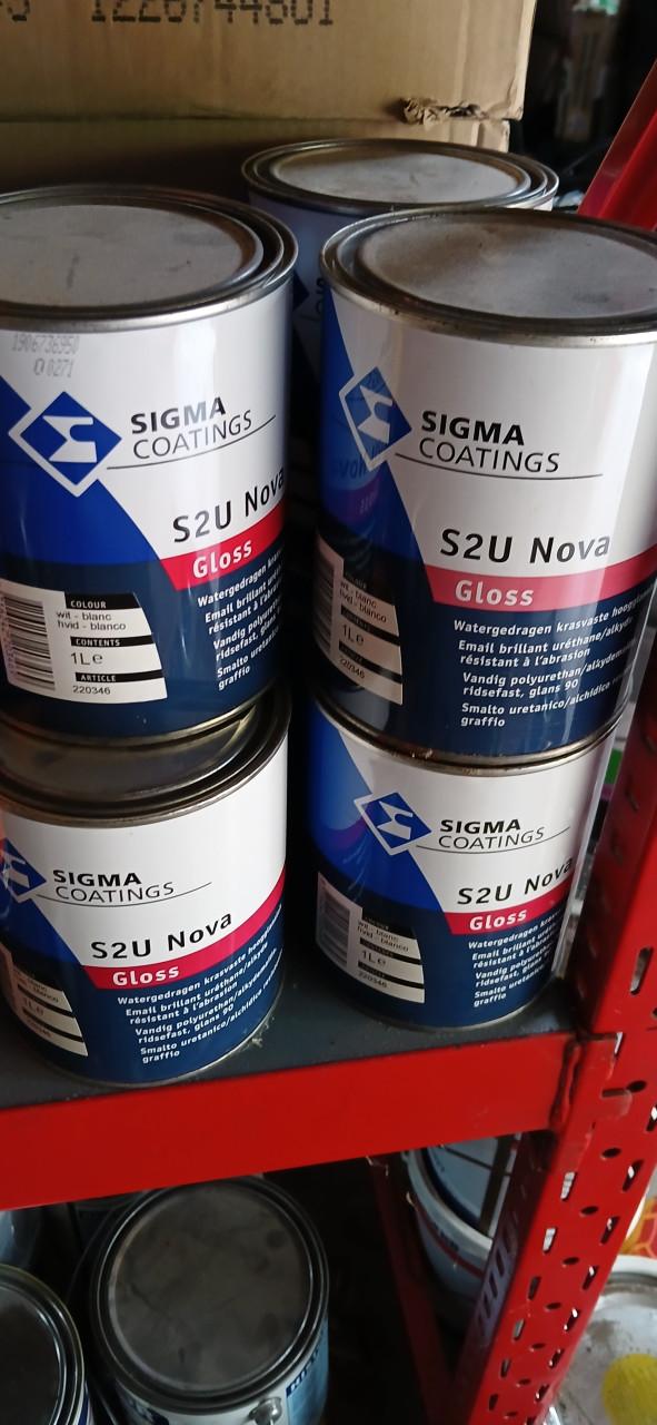 Sigma S2U solid gloss hoogglanslak wit