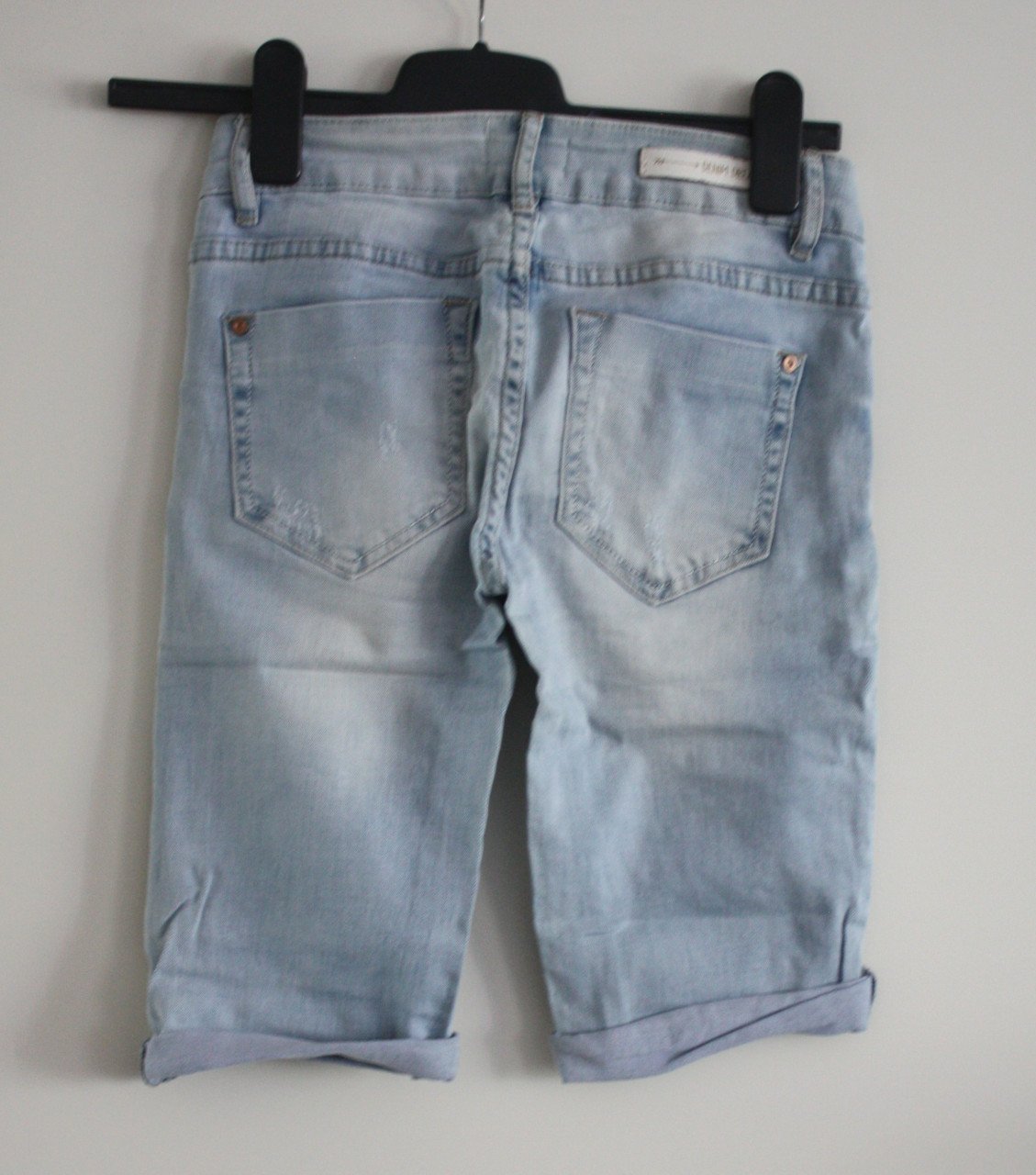 Licht blauwe korte broek maat 158-164