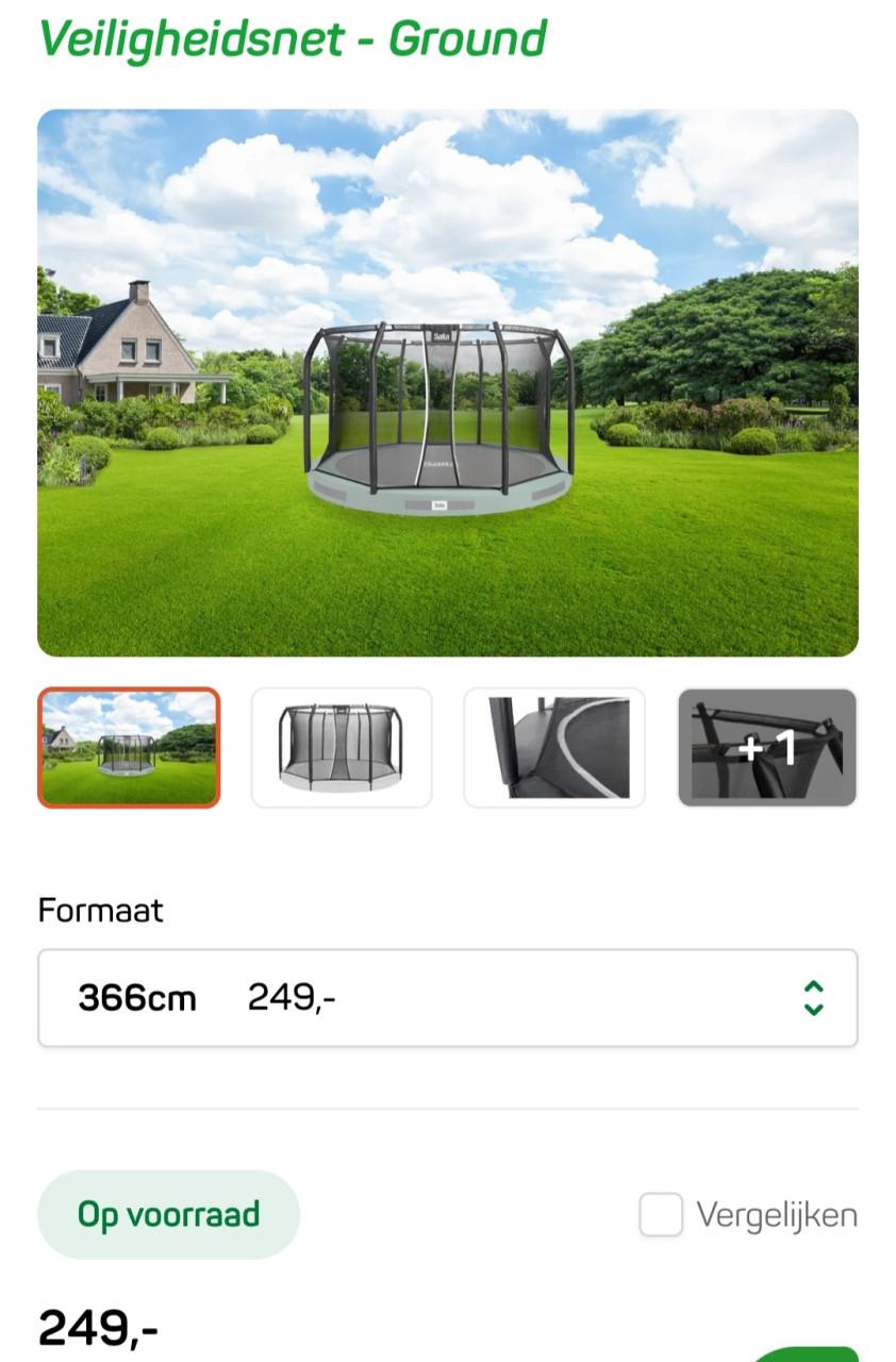 Veiligheidsnet Salta Premium Inground 366 cm