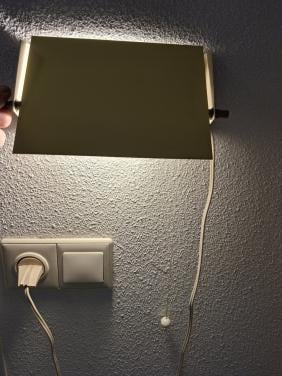 Retro bedlampje uit jaren '60 of '70