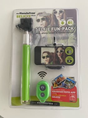 Selfie stick pakket nieuw!