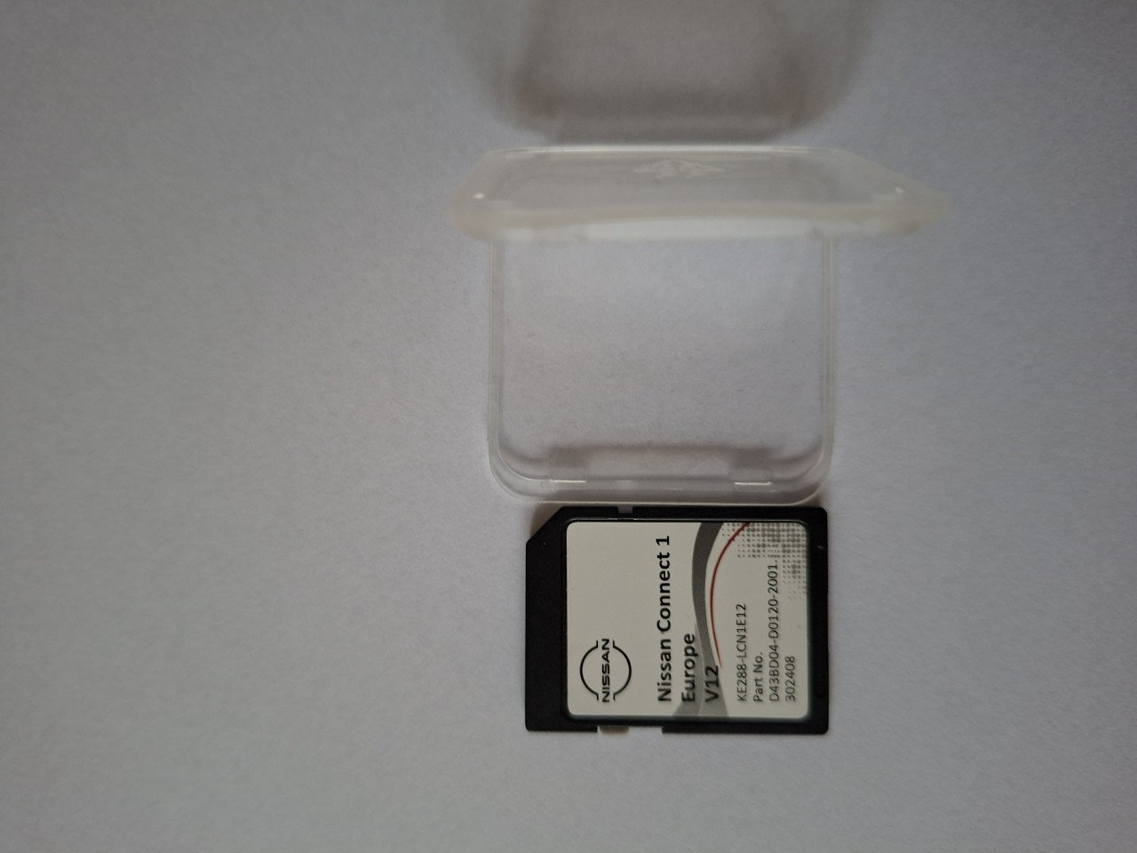 SD card Nissan Qashqai NAVIGATIE