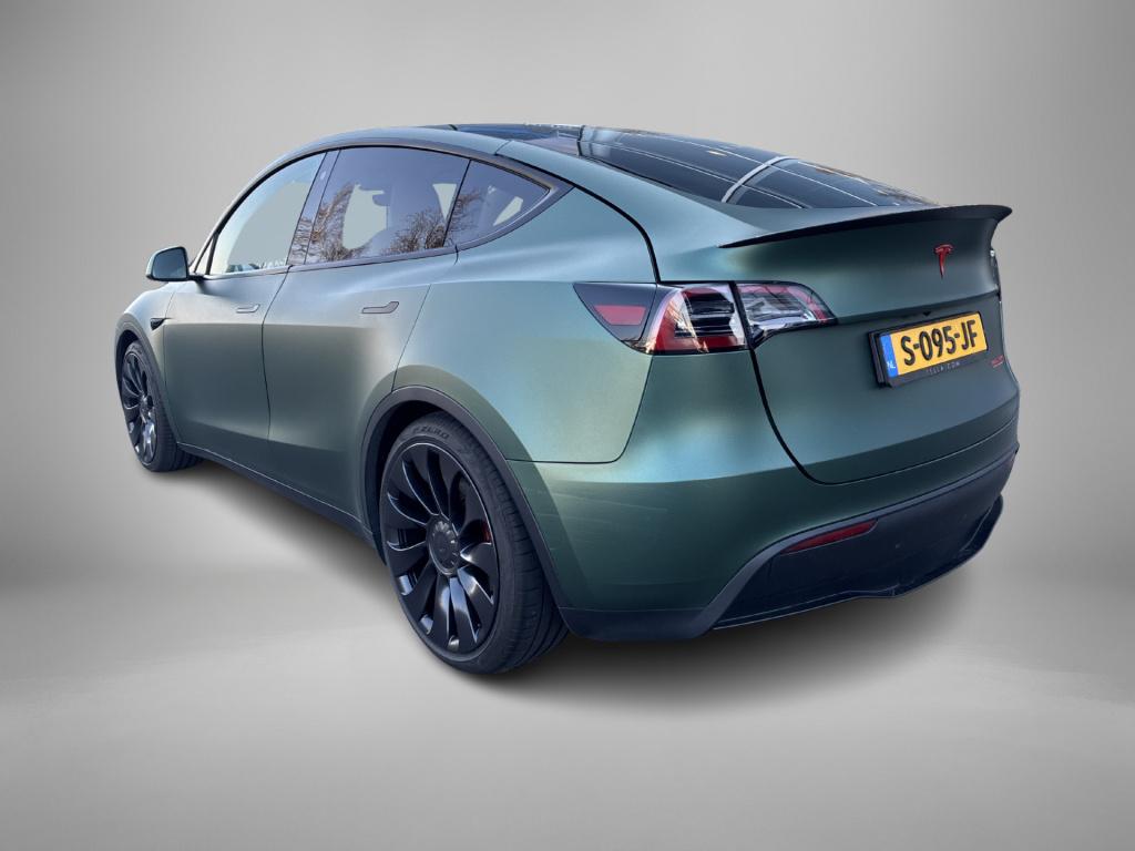 Tesla Model Y performance awd 75 kwh leder | parkeercamera | schuif-kanteld