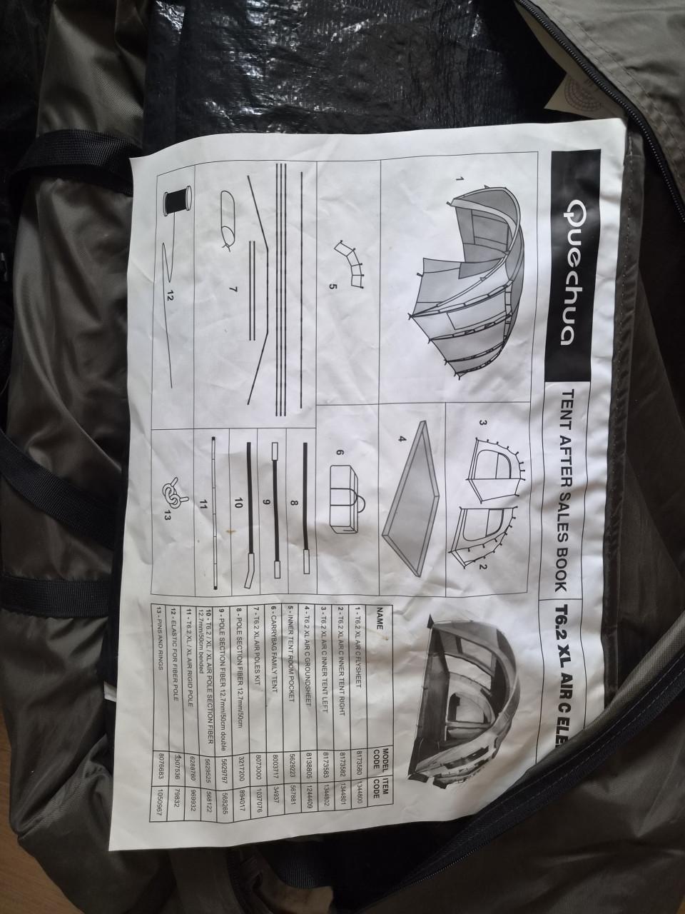 Quechua 6p kampeertent