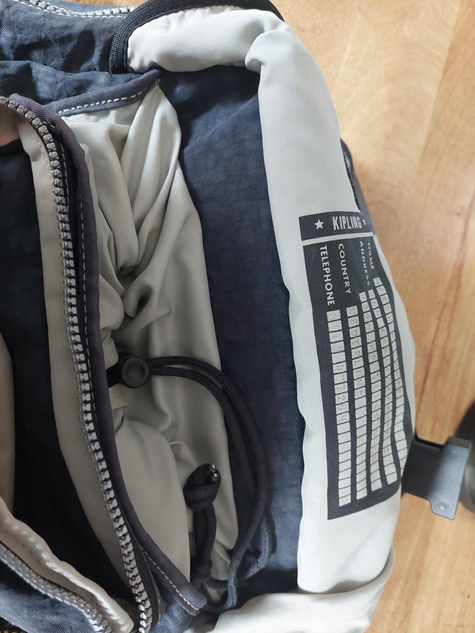 Jeansblauwe Kipling rugtas