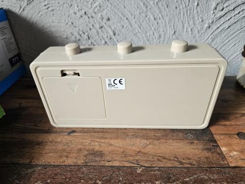 Vintage Flip Klok met Dag- en Datumweergave werkende staat