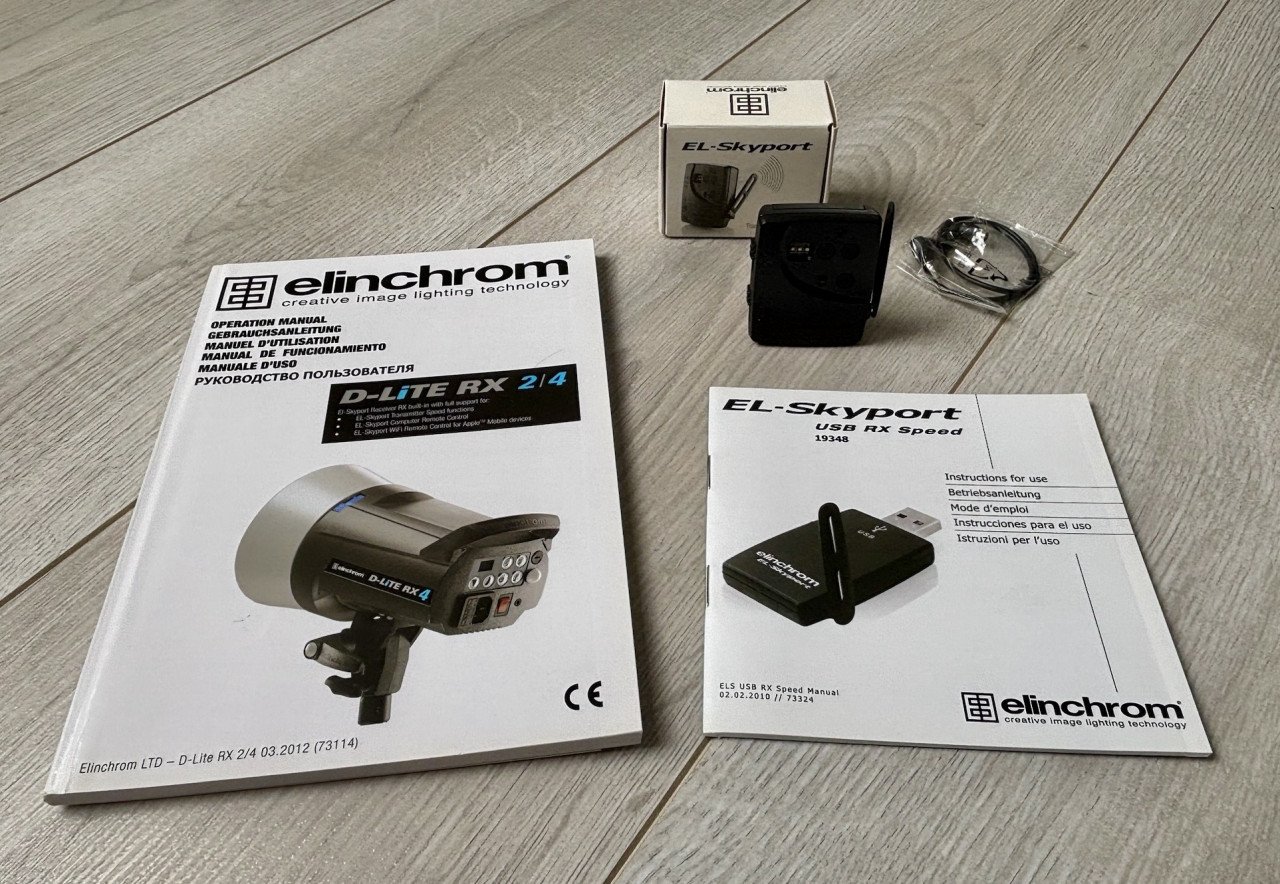 Studioflitsers Elinchrom D-lite RX4 met softboxen -- ZGAN
