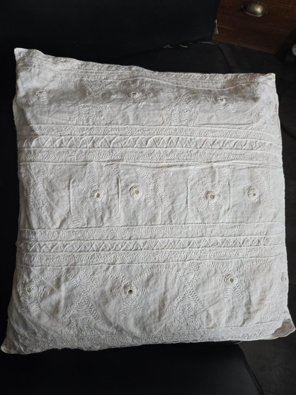 2 kussentjes Boho style met 2 hoesjes TurnOver 34x34 cm